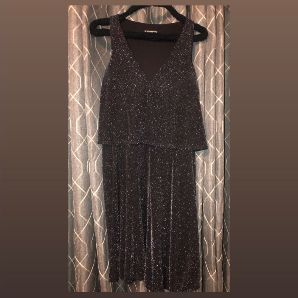 black sparkle dress